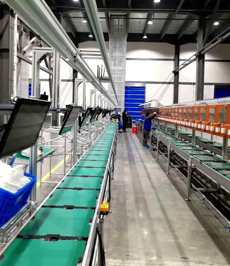 微电机装配流水线